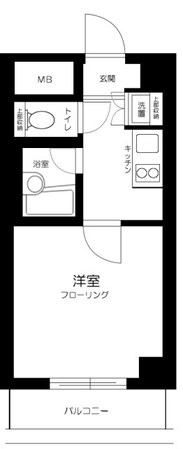 ルーブル都立大学Ⅱの物件間取画像